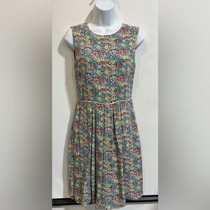 Matilda Jane Flower Print Viscose Sleeveless Dress‎ Size 2